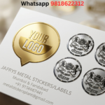Nickel Silver Metal Stickers
