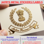 Premium Government Metal Stickers Manufacturer in India | JAFRYS Metal Stickers