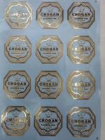 Gold Plated Metal Stickers - Image 2