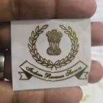 Silver Chrome Metal Stickers