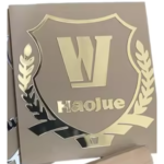 Gold Plated Metal Stickers