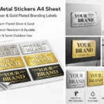 3D Metal Stickers