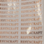 ResynCraft branded sheet with repeated logo pattern