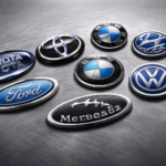 Car Logo Metal Sticker