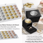 Jewellery Box Metal Stickers